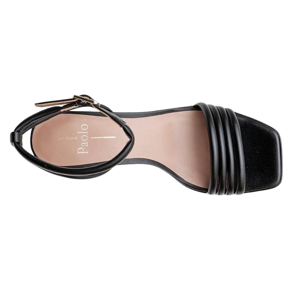 Linea Paolo Block Heel Nappa Platform Halo Strap, Size 10, NWT - Picture 3 of 6